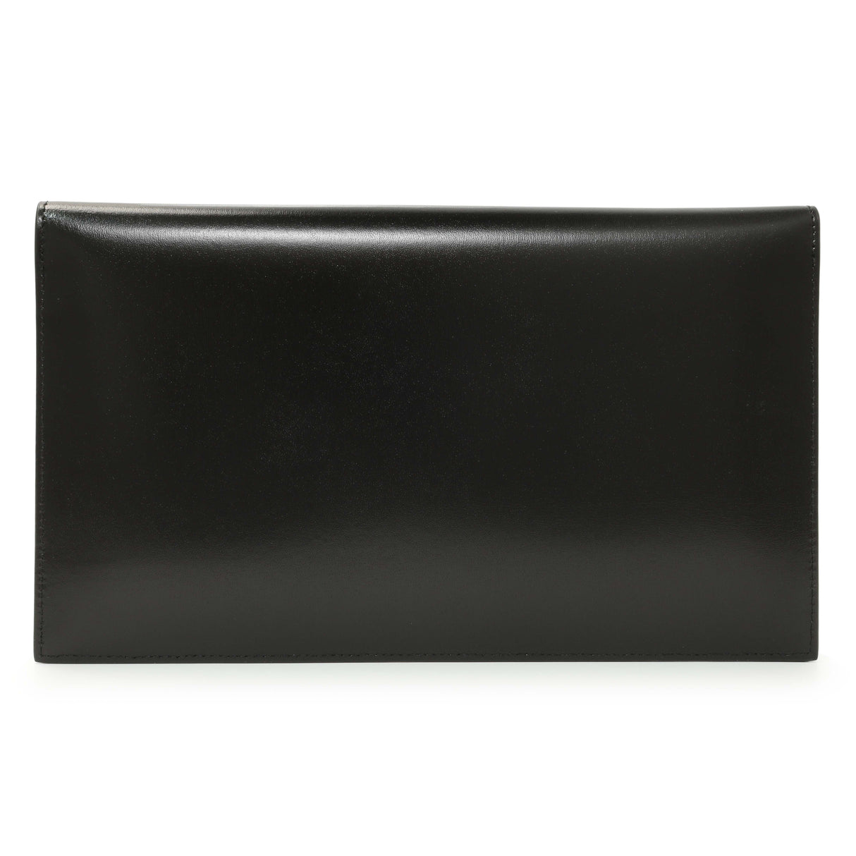 Saint Laurent Black Smooth Shiny Calfskin Monogram Uptown Pouch Handbags Saint Laurent