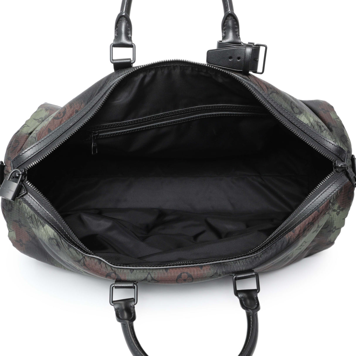 Louis Vuitton Nylon Monogram Camouflage Keepall 50 Bandouliere