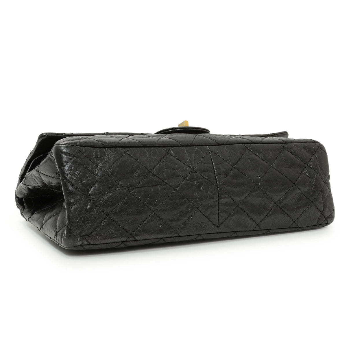 Chanel Black Quilted Aged Calfskin 2.55 Reissue 226 Flap Handbags Chanel