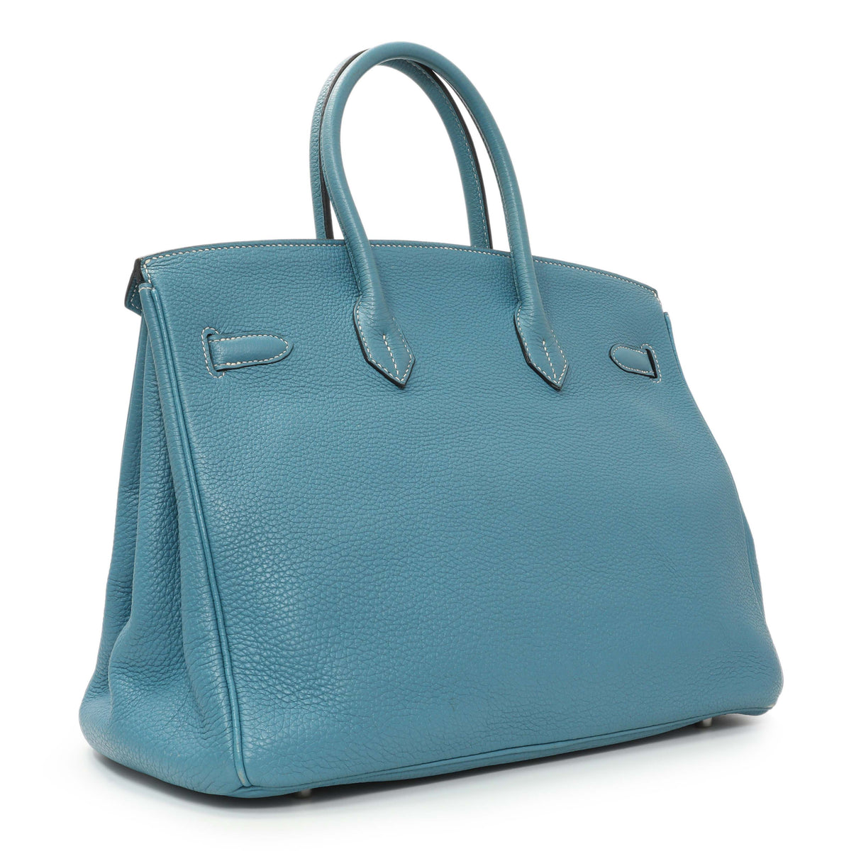 Hermes Blue Jean Clemence Birkin 35 Handbags Hermes