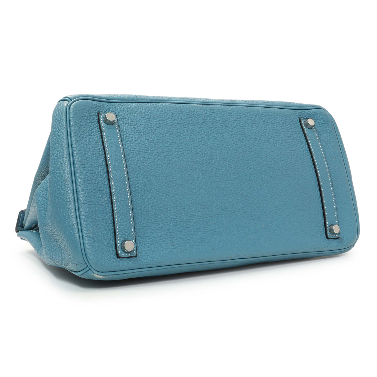 Hermes Blue Jean Clemence Birkin 35 Handbags Hermes