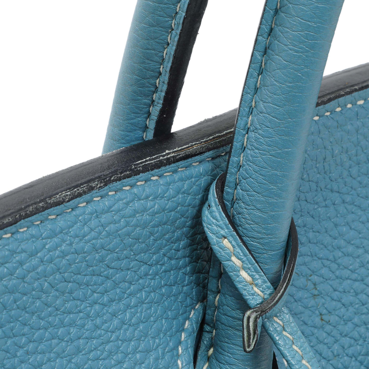 Hermes Blue Jean Clemence Birkin 35 Handbags Hermes