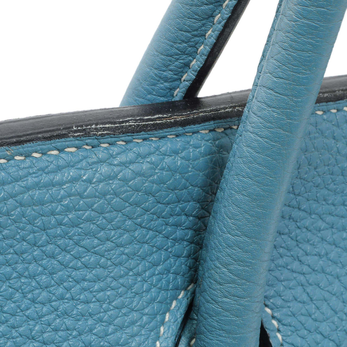 Hermes Blue Jean Clemence Birkin 35 Handbags Hermes