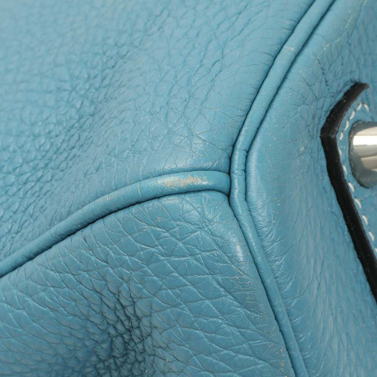 Hermes Blue Jean Clemence Birkin 35 Handbags Hermes