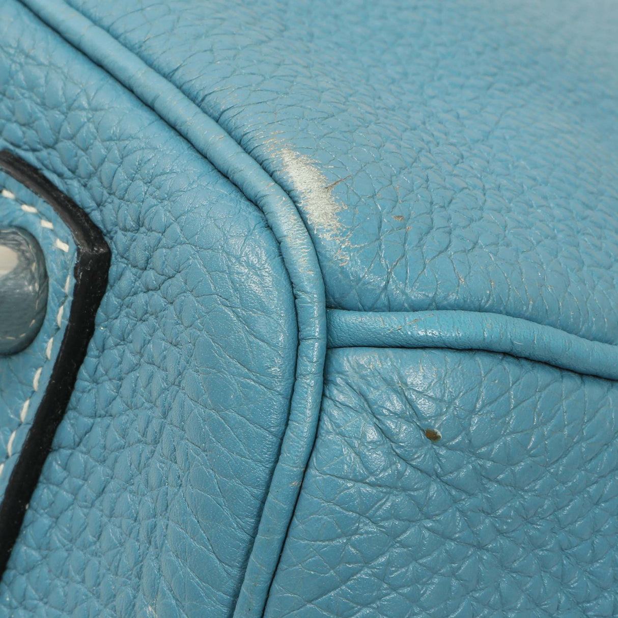 Hermes Blue Jean Clemence Birkin 35 Handbags Hermes