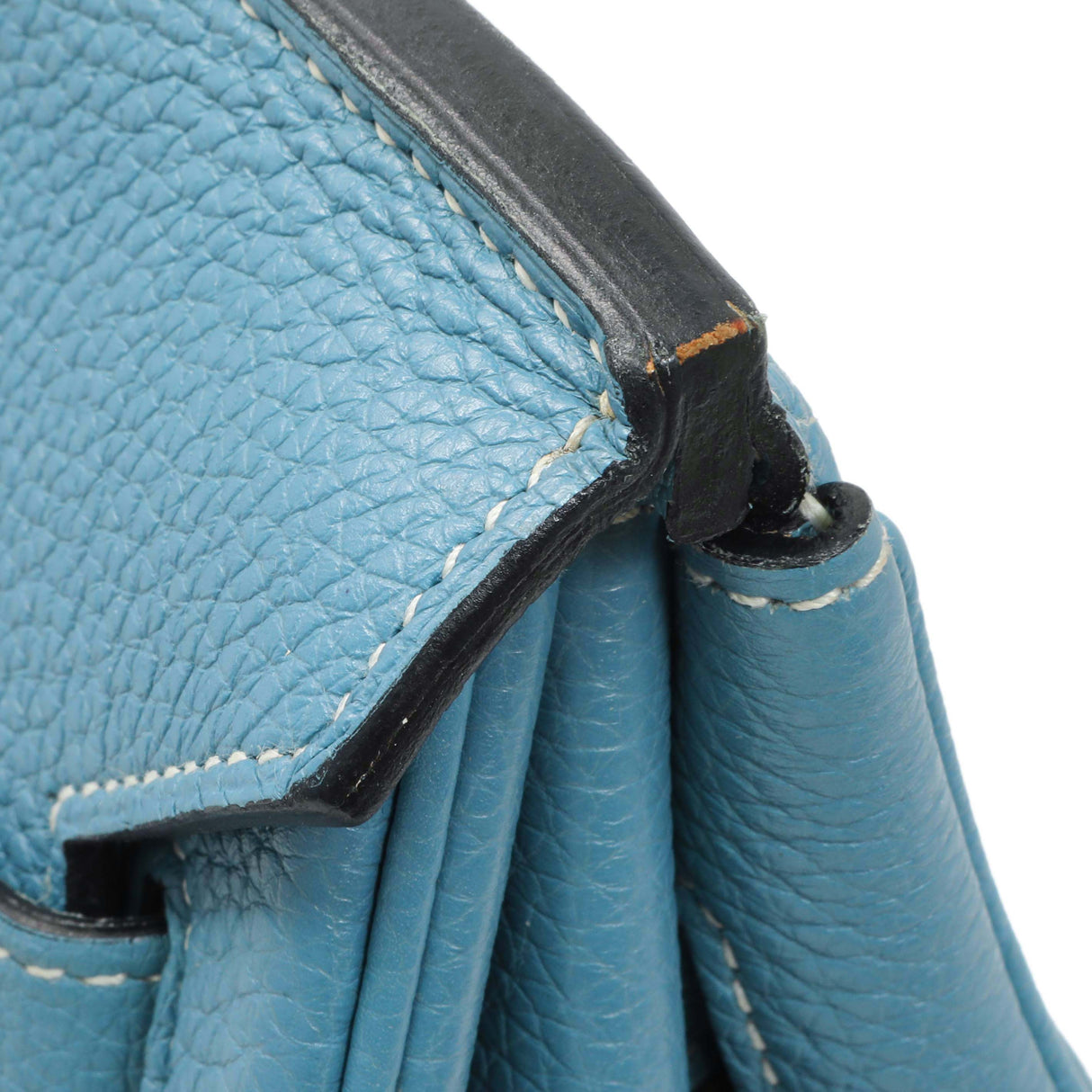 Hermes Blue Jean Clemence Birkin 35 Handbags Hermes