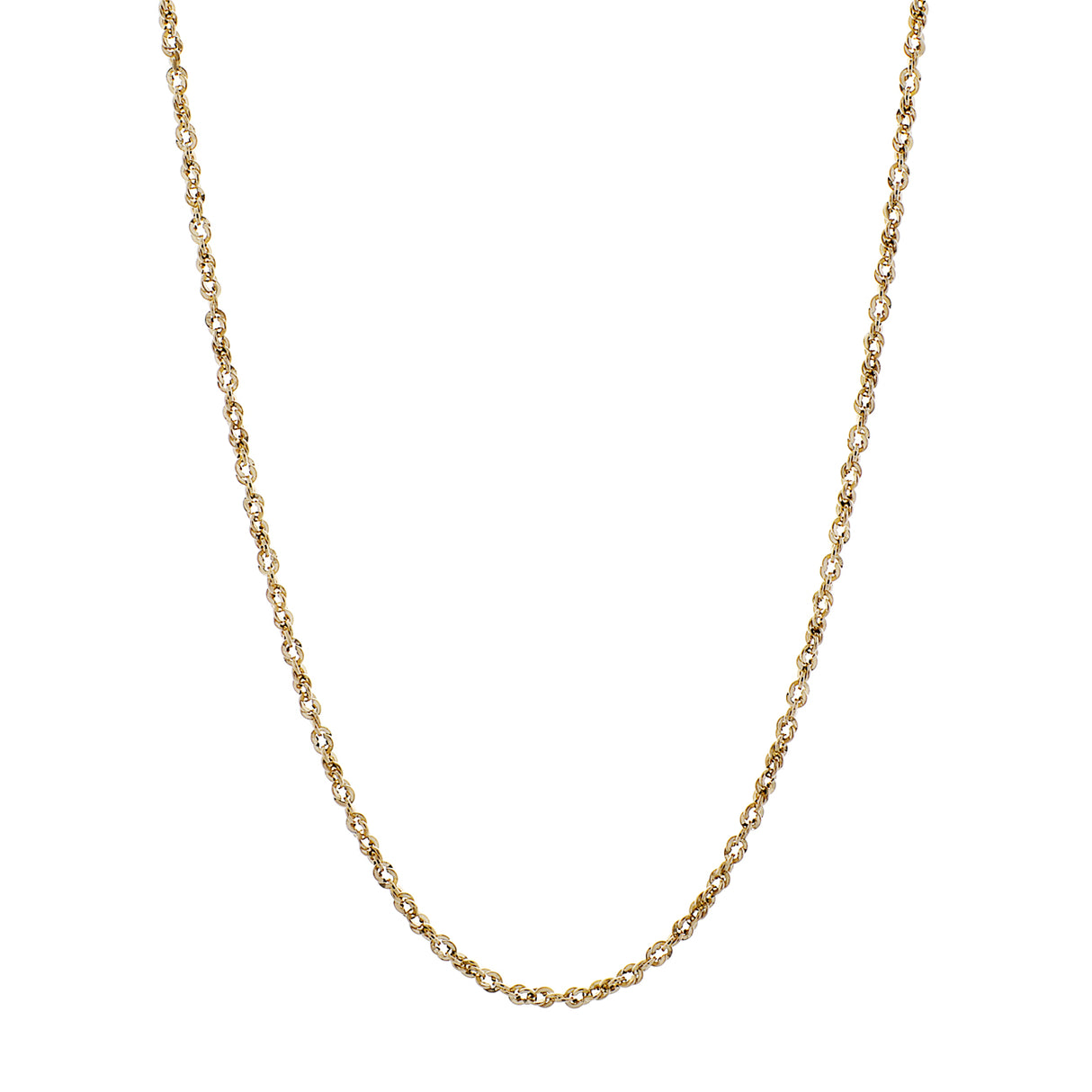 14K Yellow Gold 20" Chain Fine Jewellery Modaselle