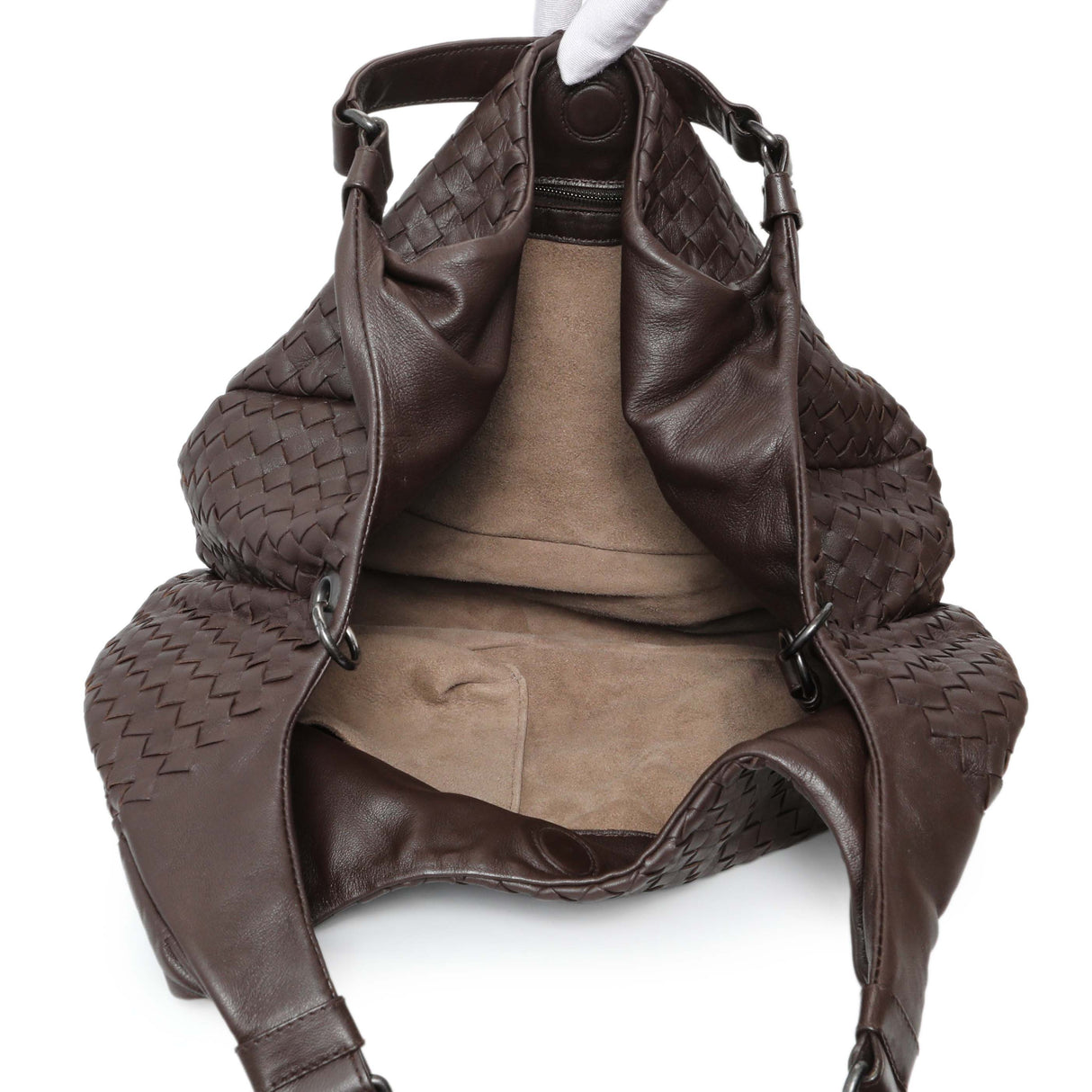 Bottega Veneta Campana Double Handle Veneta Hobo Handbags Bottega Veneta