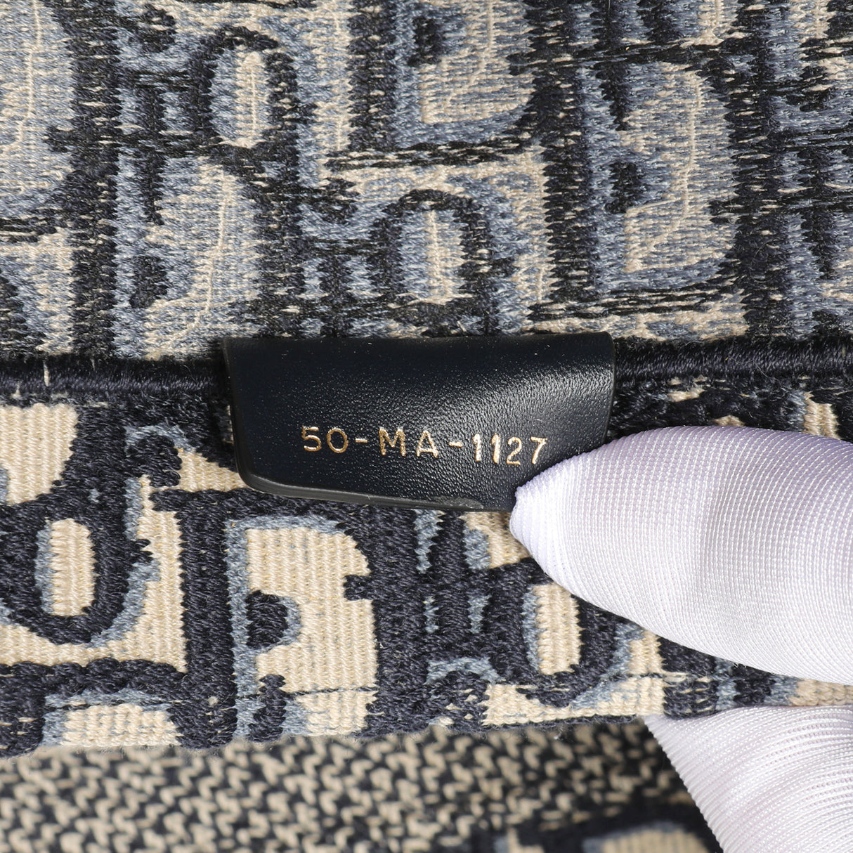 Christian Dior Blue Oblique Large Book Tote Handbags Christian Dior