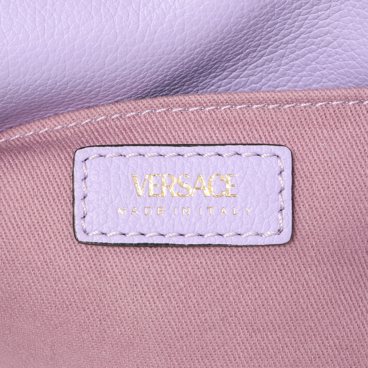 Versace Lilac Calfskin La Medusa Small Hobo Crossbody Handbags Versace