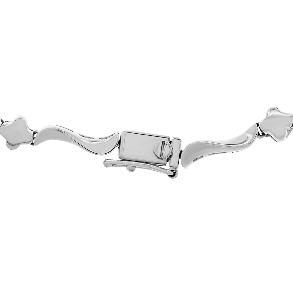 14K White Gold Jadeite Lavaliere Necklace Fine Jewellery Modaselle