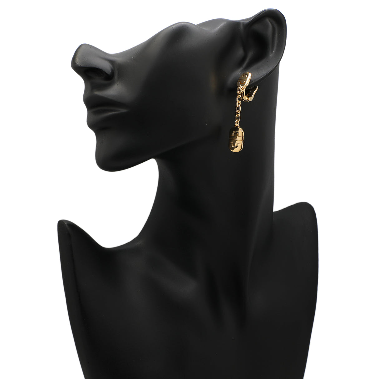 Bulgari 18K Yellow Gold Parentesi Drop Earrings Designer Jewellery Bulgari