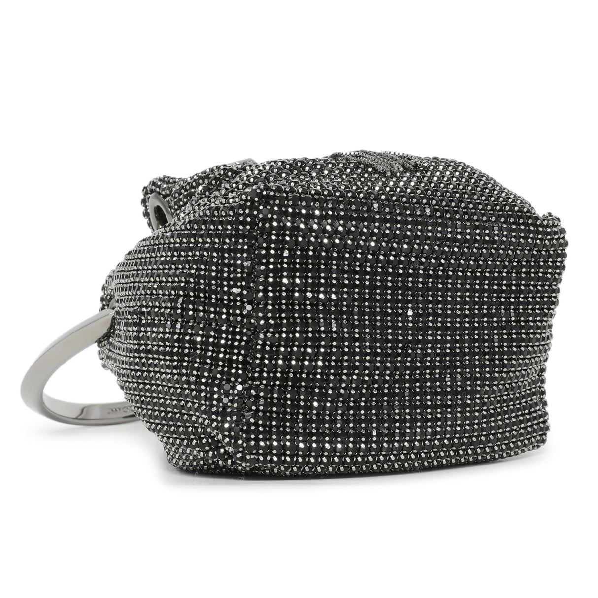 Jimmy Choo Black Crystal Mesh Micro Bon Bon Handbags Jimmy Choo