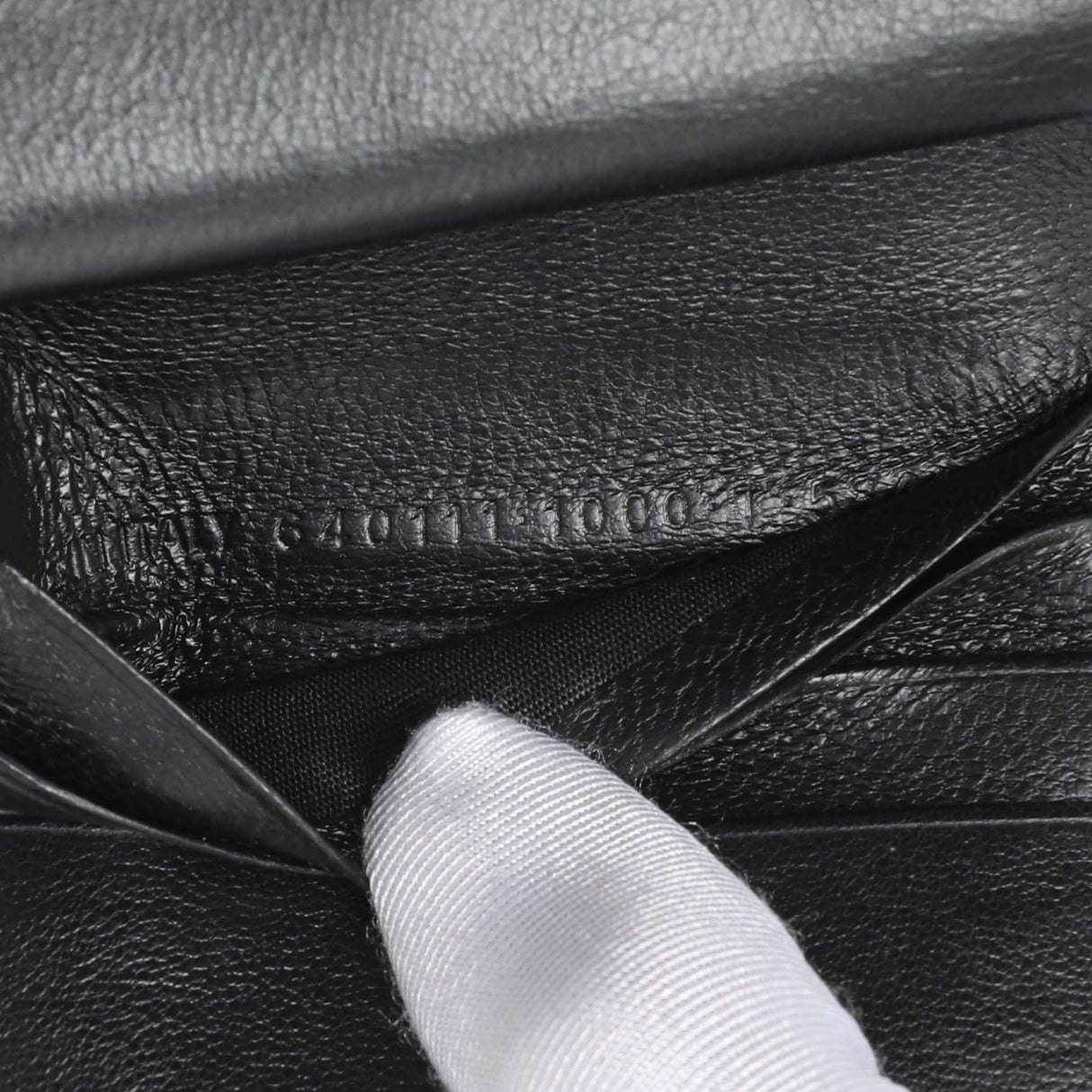 Balenciaga Black Crocodile Embossed Wallet