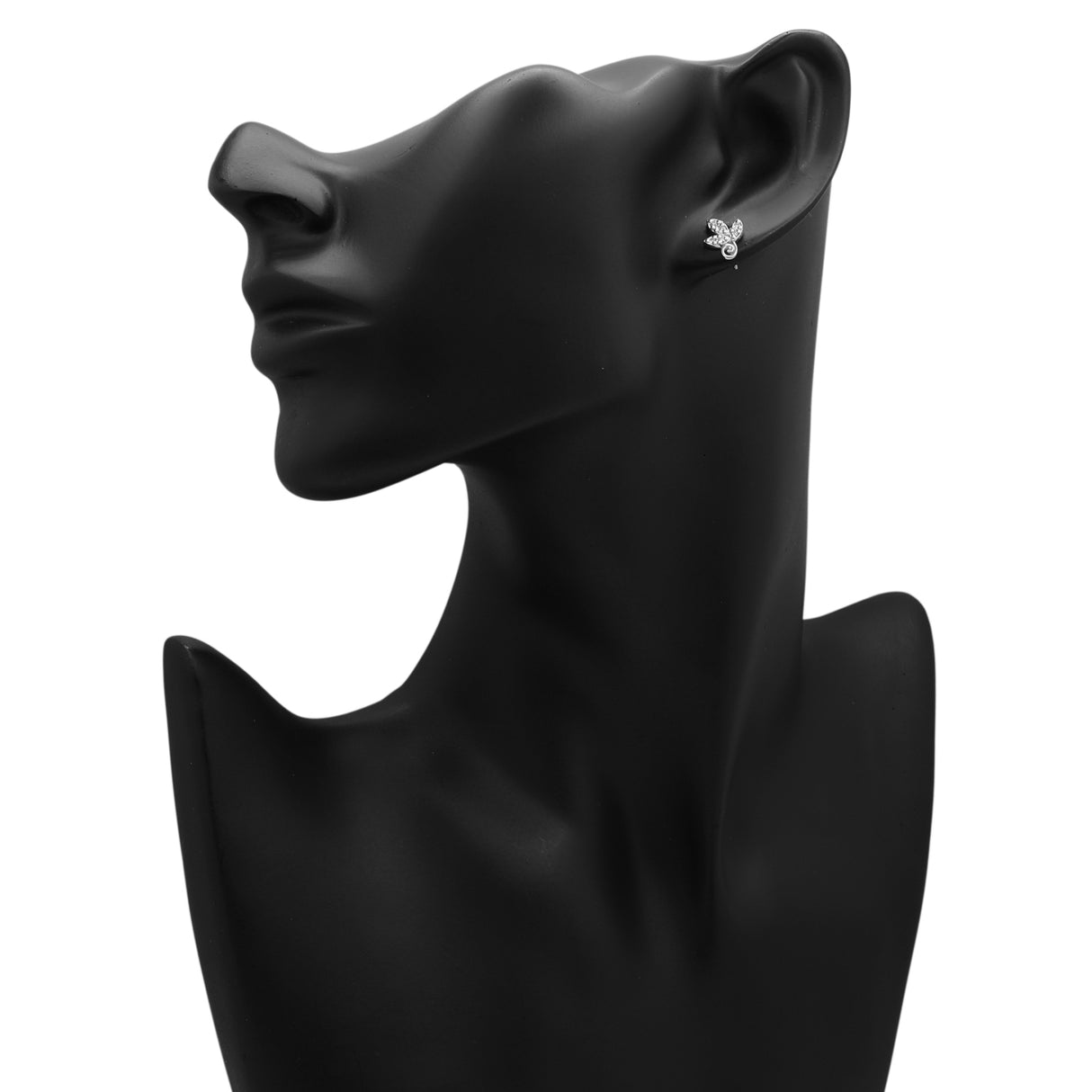 Tiffany & Co. 18K White Gold Diamond Olive Leaf Earrings Designer Jewellery Tiffany and Co