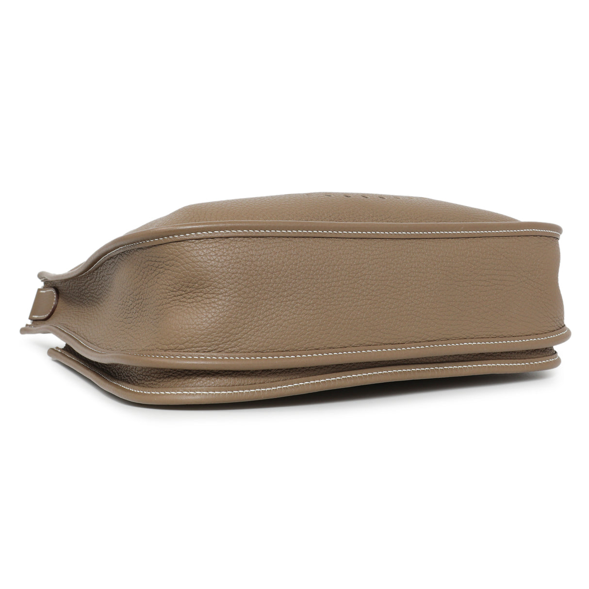 Hermes Etoupe Clemence Evelyne III PM Handbags Hermes