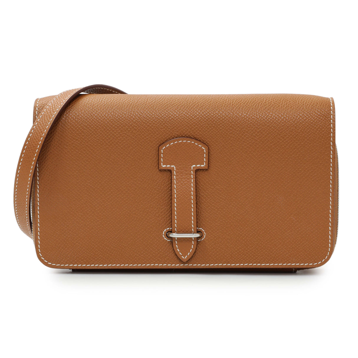 Hermes Epsom Gold 1957 To Go Wallet Handbags Hermes