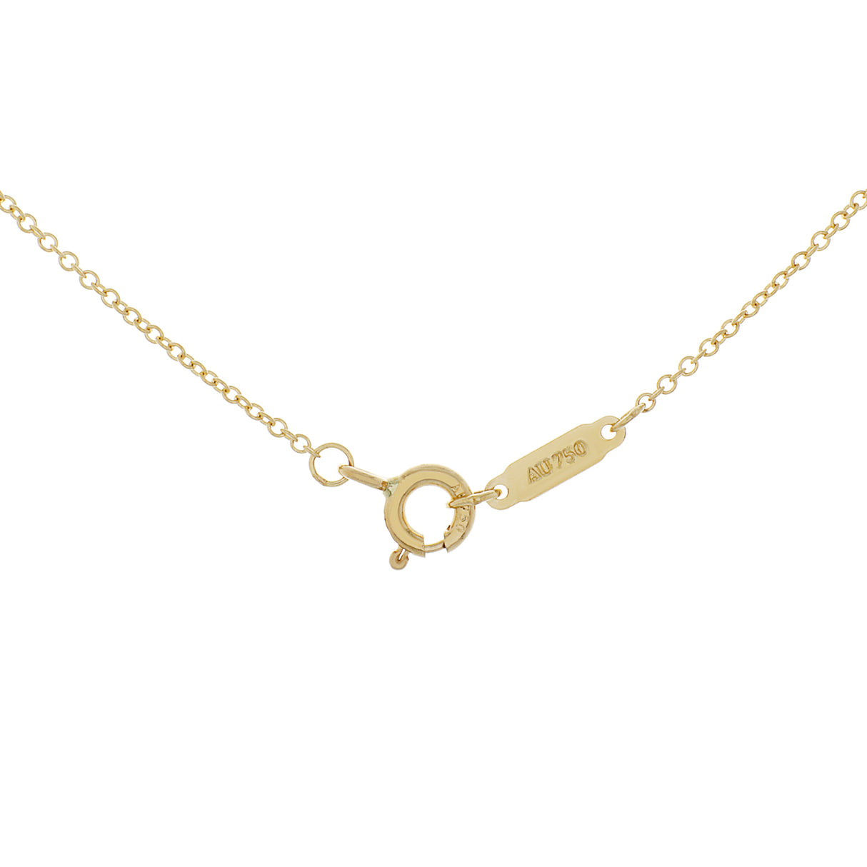 Tiffany & Co. 18K Yellow Gold Heart Key Pendant Designer Jewellery Tiffany and Co