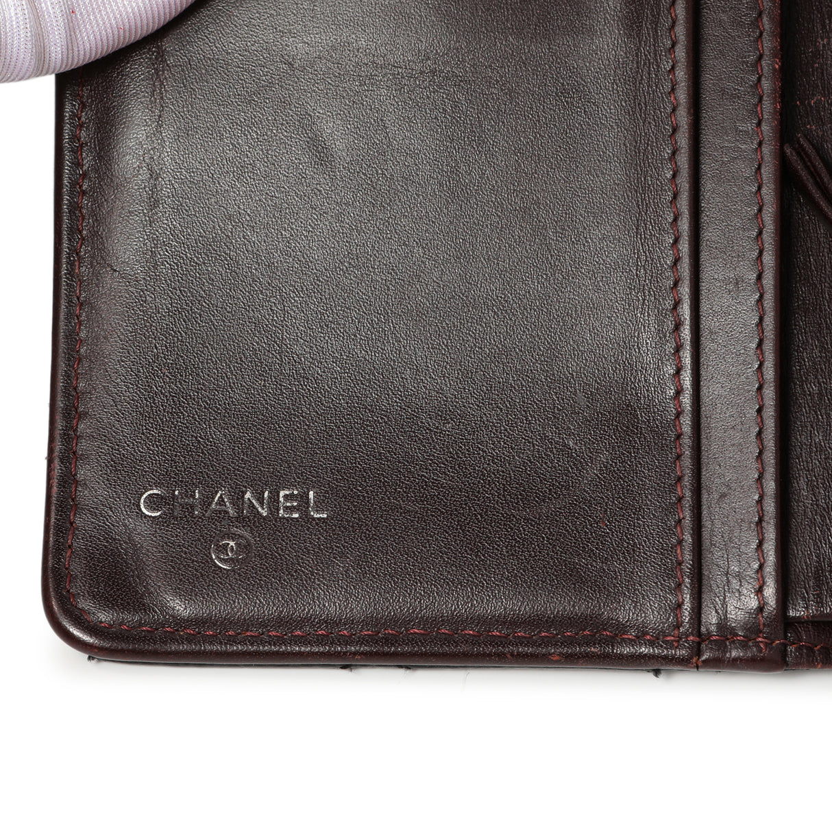 Chanel Black Quilted Caviar Yen Wallet Accessories Chanel