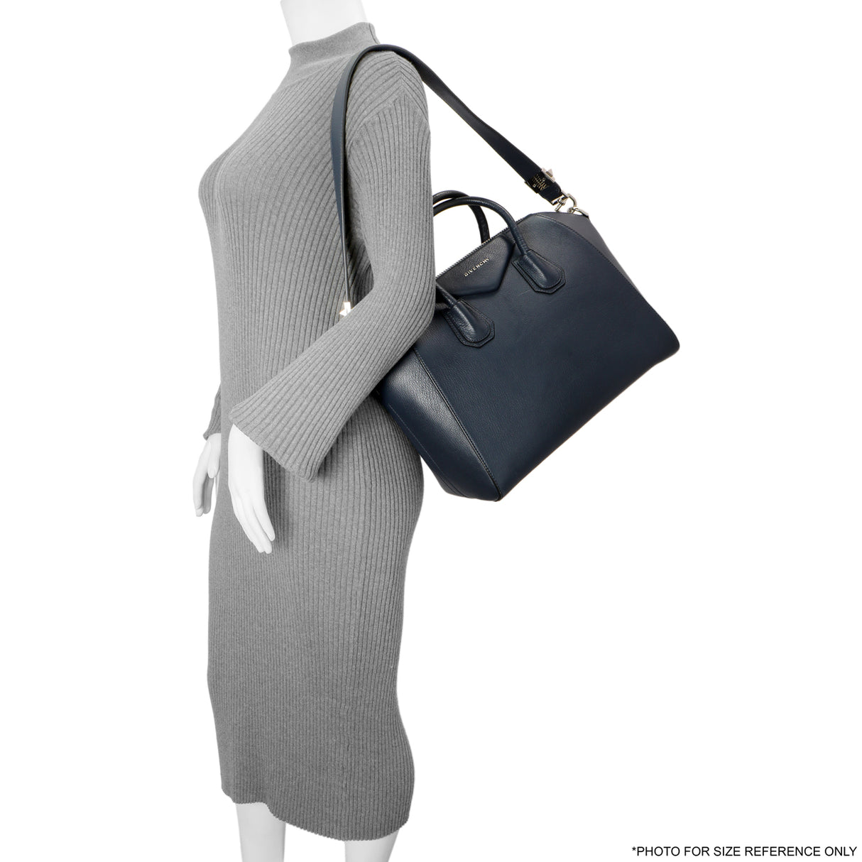 Givenchy Blue Sugar Goatskin Medium Antigona Handbags Givenchy