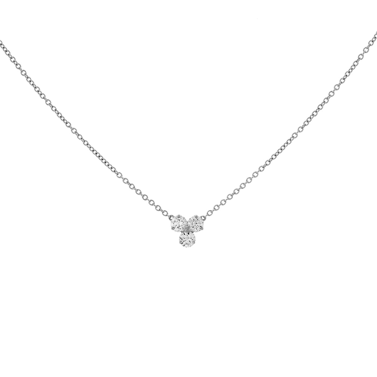 Tiffany & Co. Platinum Diamond Aria Pendant Necklace Designer Jewellery Tiffany and Co