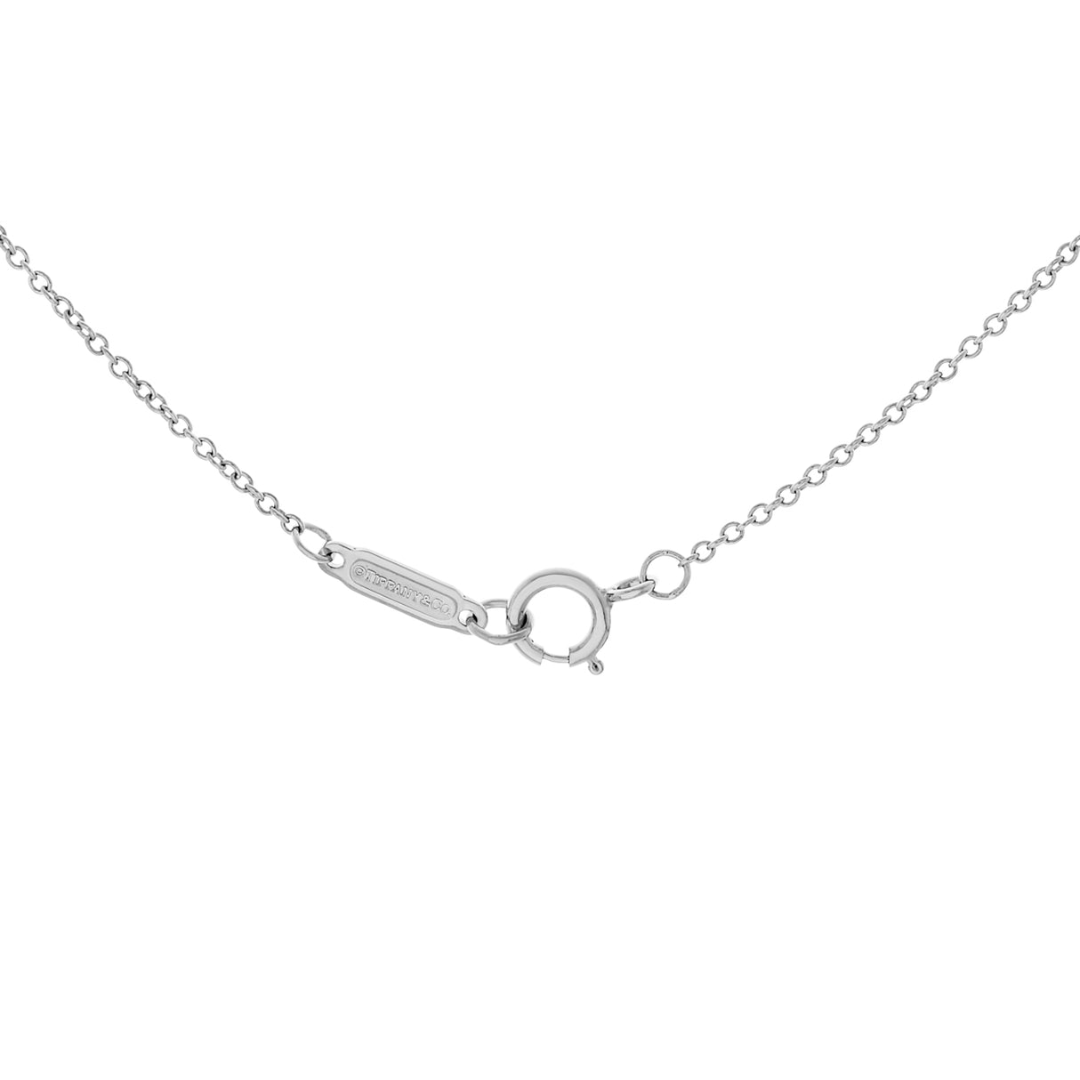 Tiffany & Co. Platinum Diamond Aria Pendant Necklace Designer Jewellery Tiffany and Co
