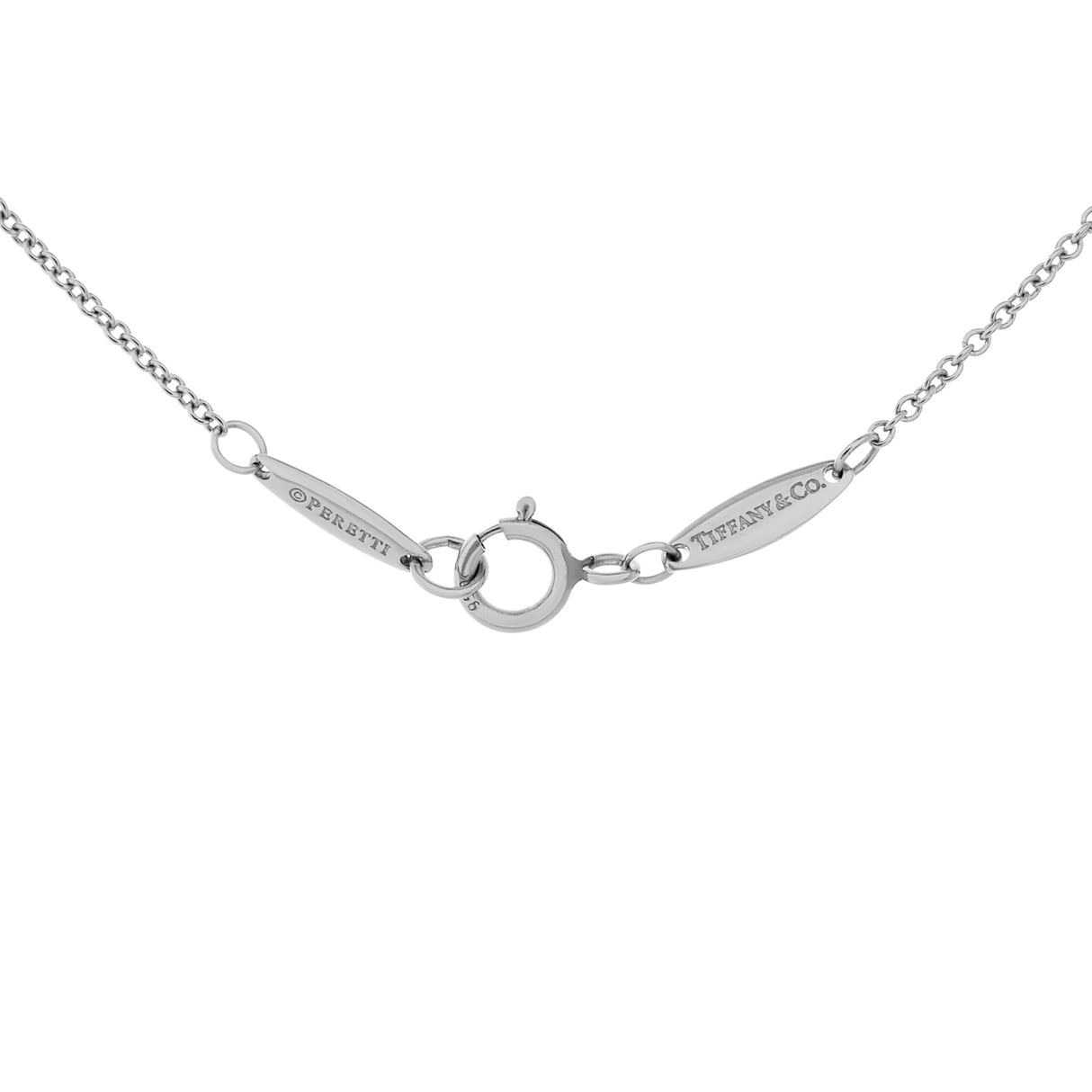 Tiffany & Co. Platinum Diamonds by the Yard Pendant Necklace Designer Jewellery Tiffany and Co