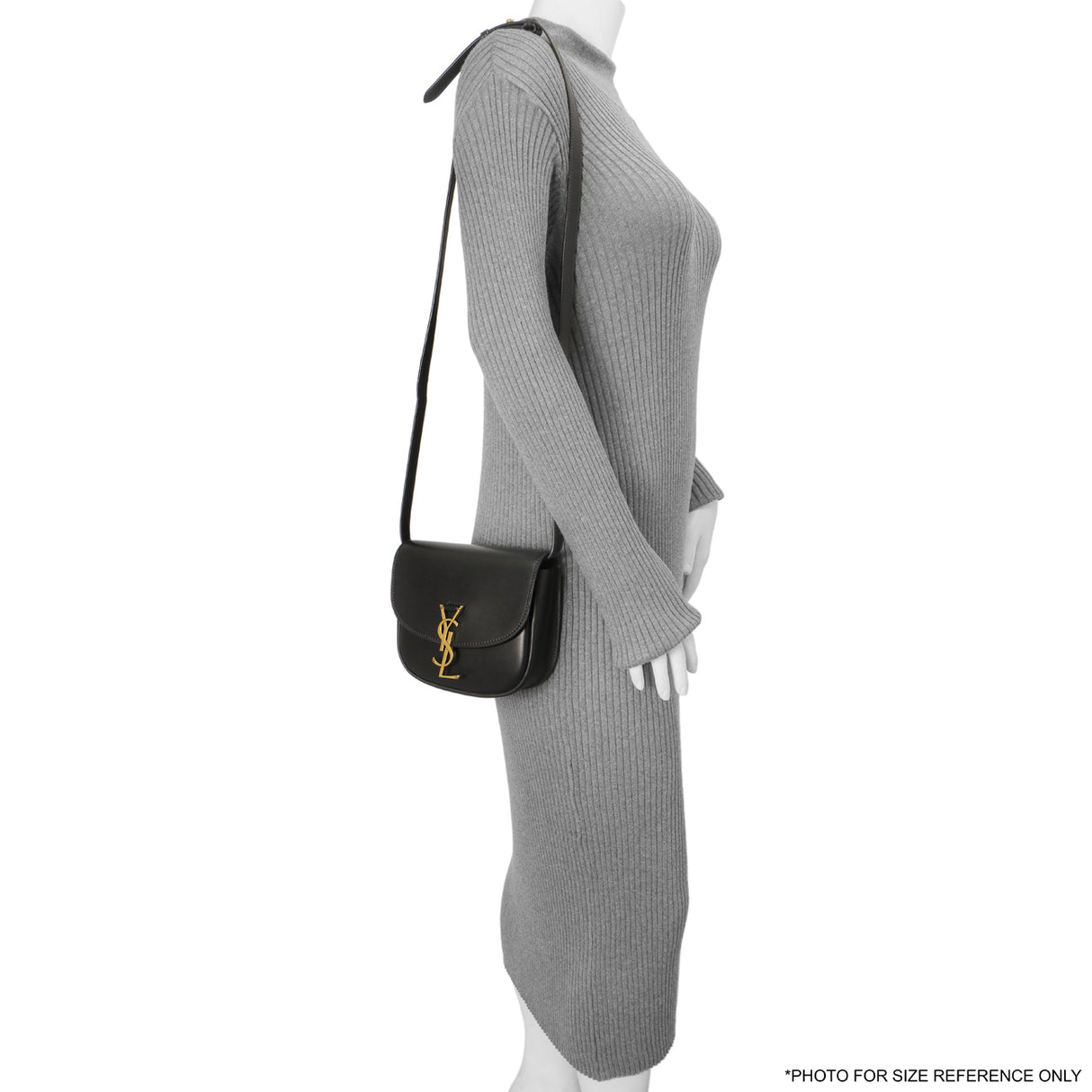 Saint Laurent Black Calfskin Small Kaia Satchel Handbags Saint Laurent