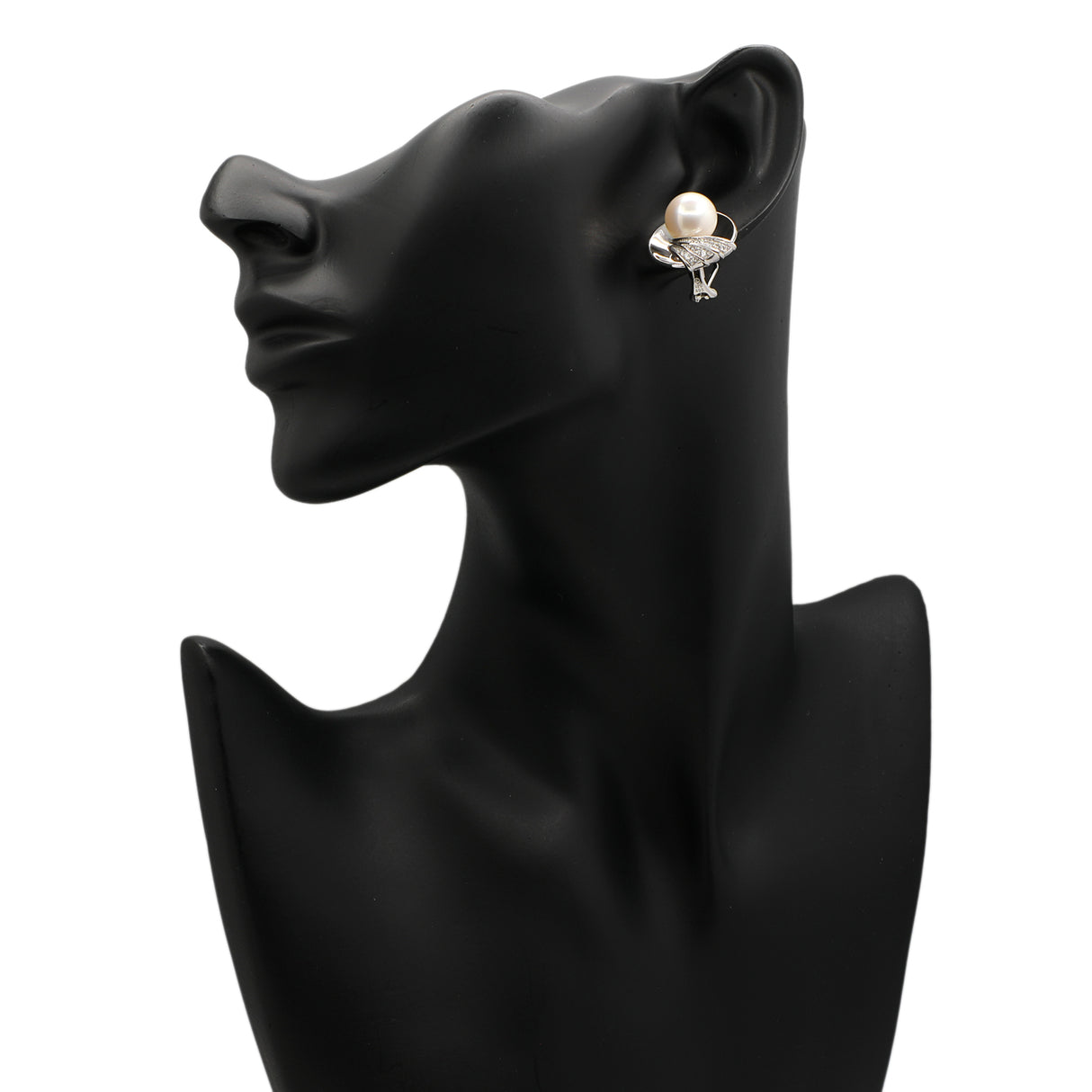 14K White Gold South Sea Pearl Earrings Fine Jewellery Modaselle