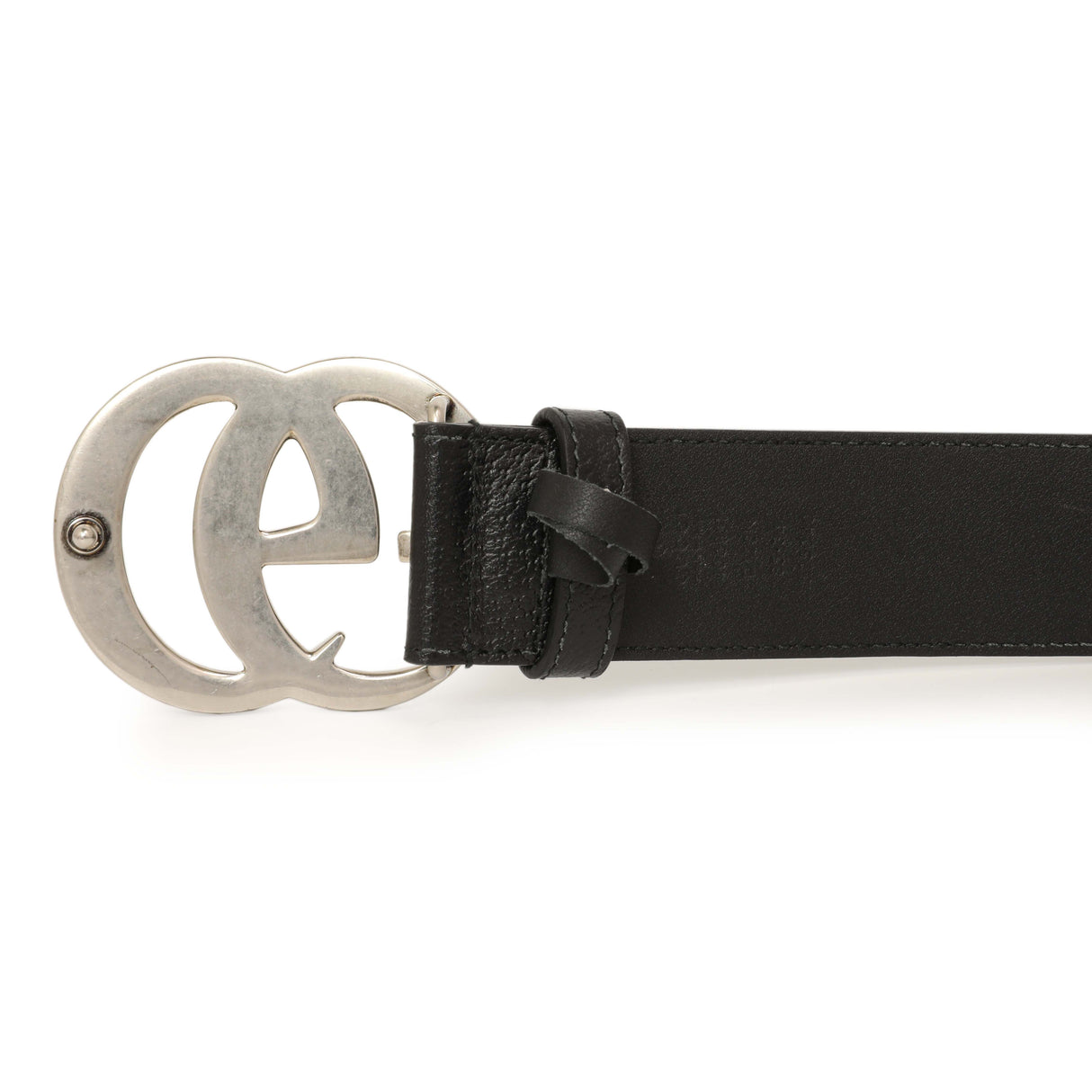Gucci Black Calfskin Double G 40mm Belt Accessories Gucci