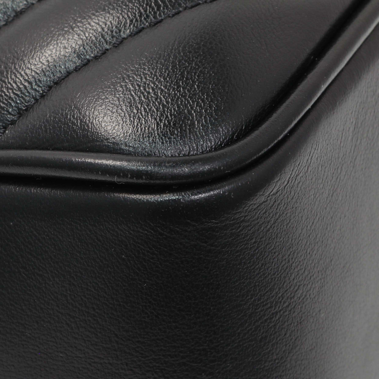 Saint Laurent Black Calfskin Matelasse Monogram Lou Camera Bag Handbags Saint Laurent