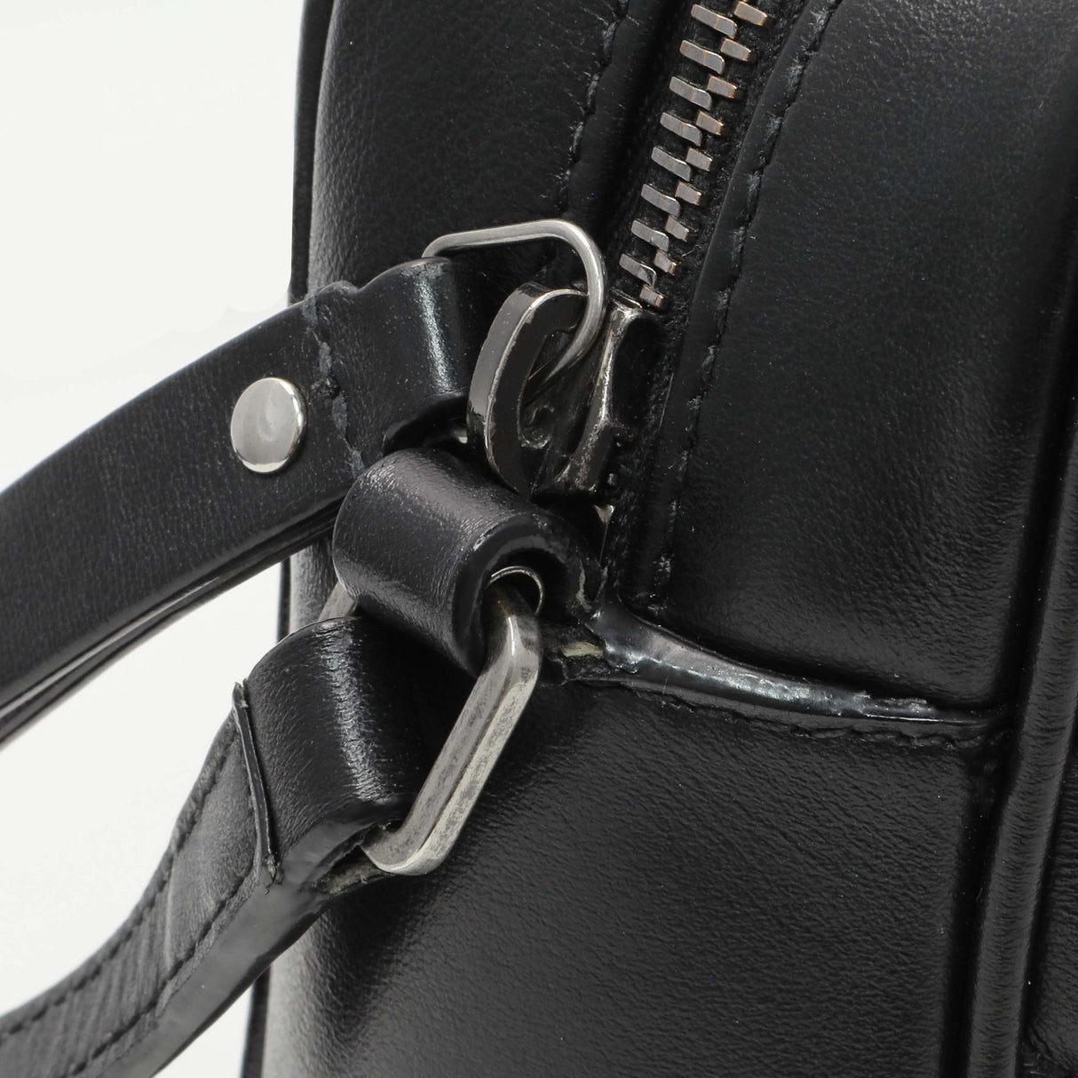 Saint Laurent Black Calfskin Matelasse Monogram Lou Camera Bag Handbags Saint Laurent