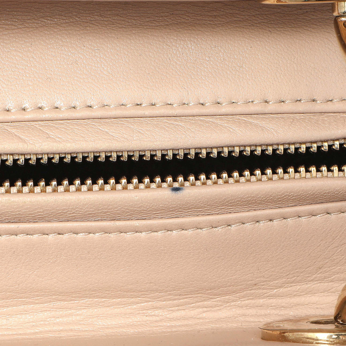 Christian Dior Nude Lambskin Cannage Medium Lady Dior Handbags Christian Dior