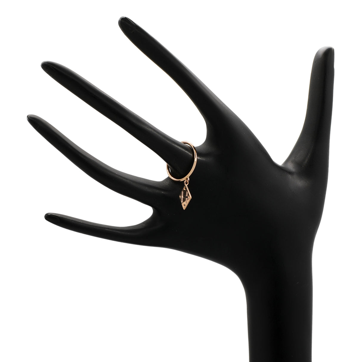 Hermes 18K Rose Gold Gambade H Ring Designer Jewellery Hermes