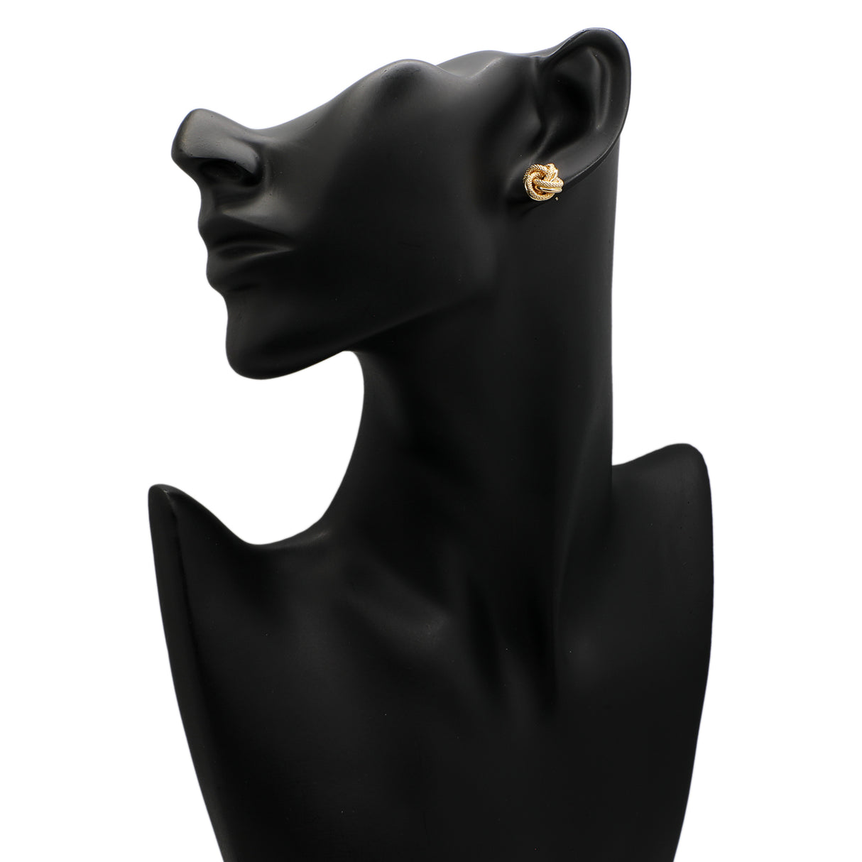 18K Yellow Gold Knot Earrings Fine Jewellery Modaselle
