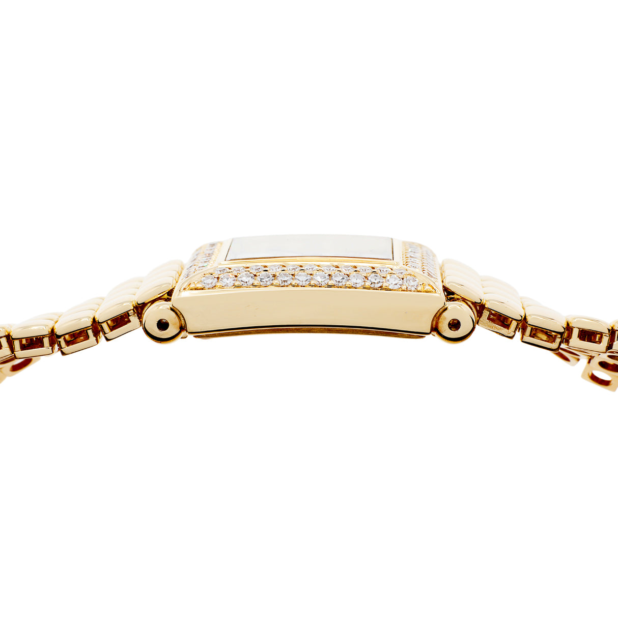 Cartier 18K Yellow Gold Diamond Trocadéro 6604 Watches Cartier