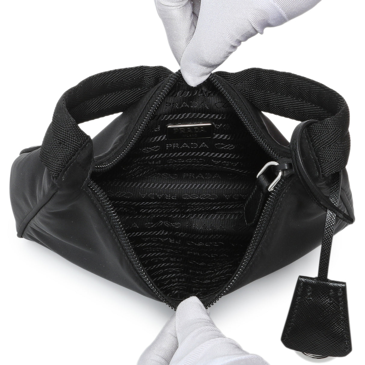 Prada Black Re-Nylon Mini Re-Edition 2000 Handbags Prada