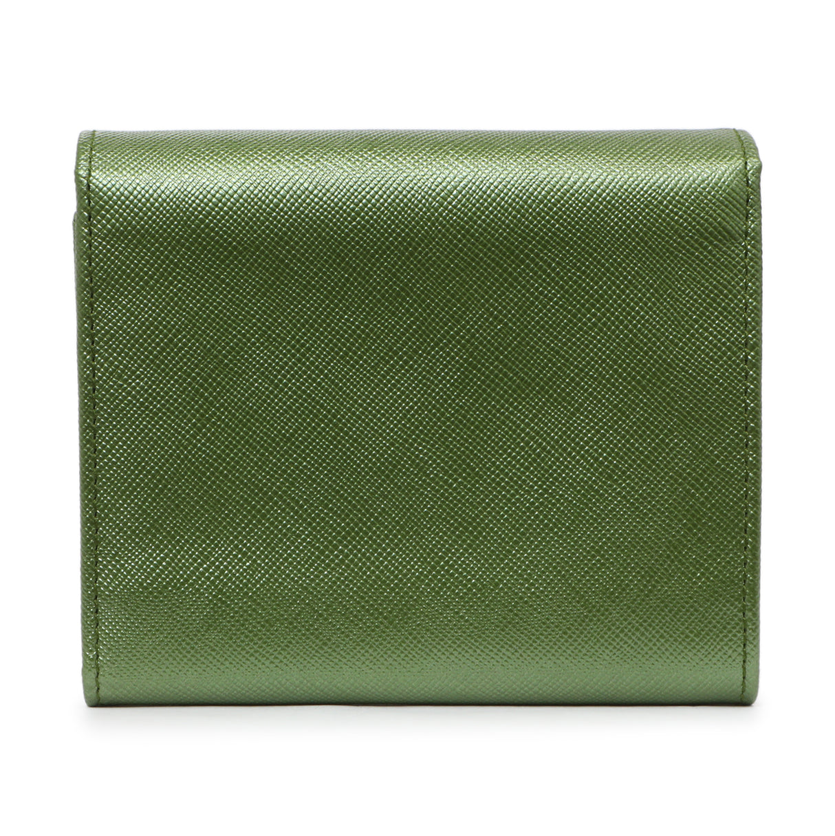Prada Saffiano Tri-Fold Compact Wallet Accessories Prada