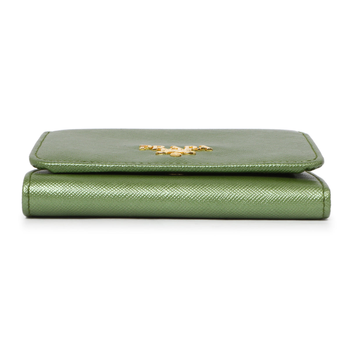 Prada Saffiano Tri-Fold Compact Wallet Accessories Prada