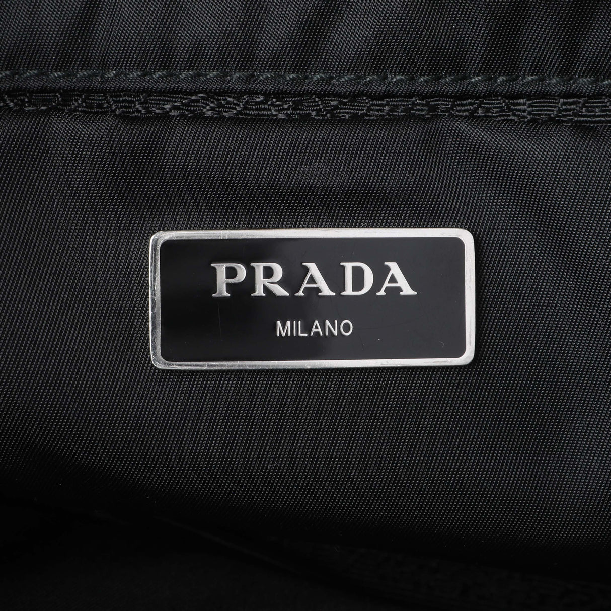 Prada Black Re-Nylon Padded Double Handled Zip Tote Handbags Prada