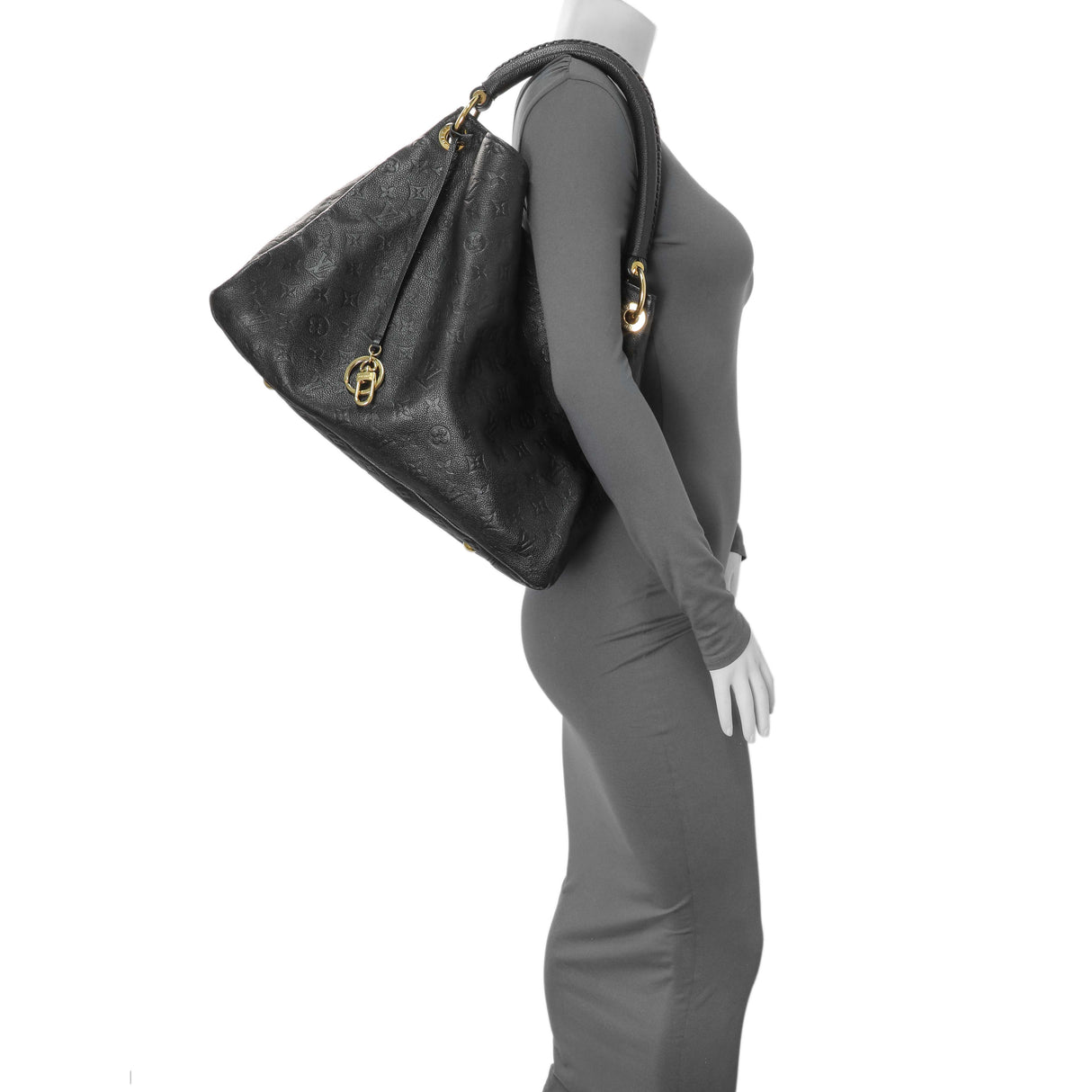Louis Vuitton Black Empreinte Artsy MM Handbags Louis Vuitton