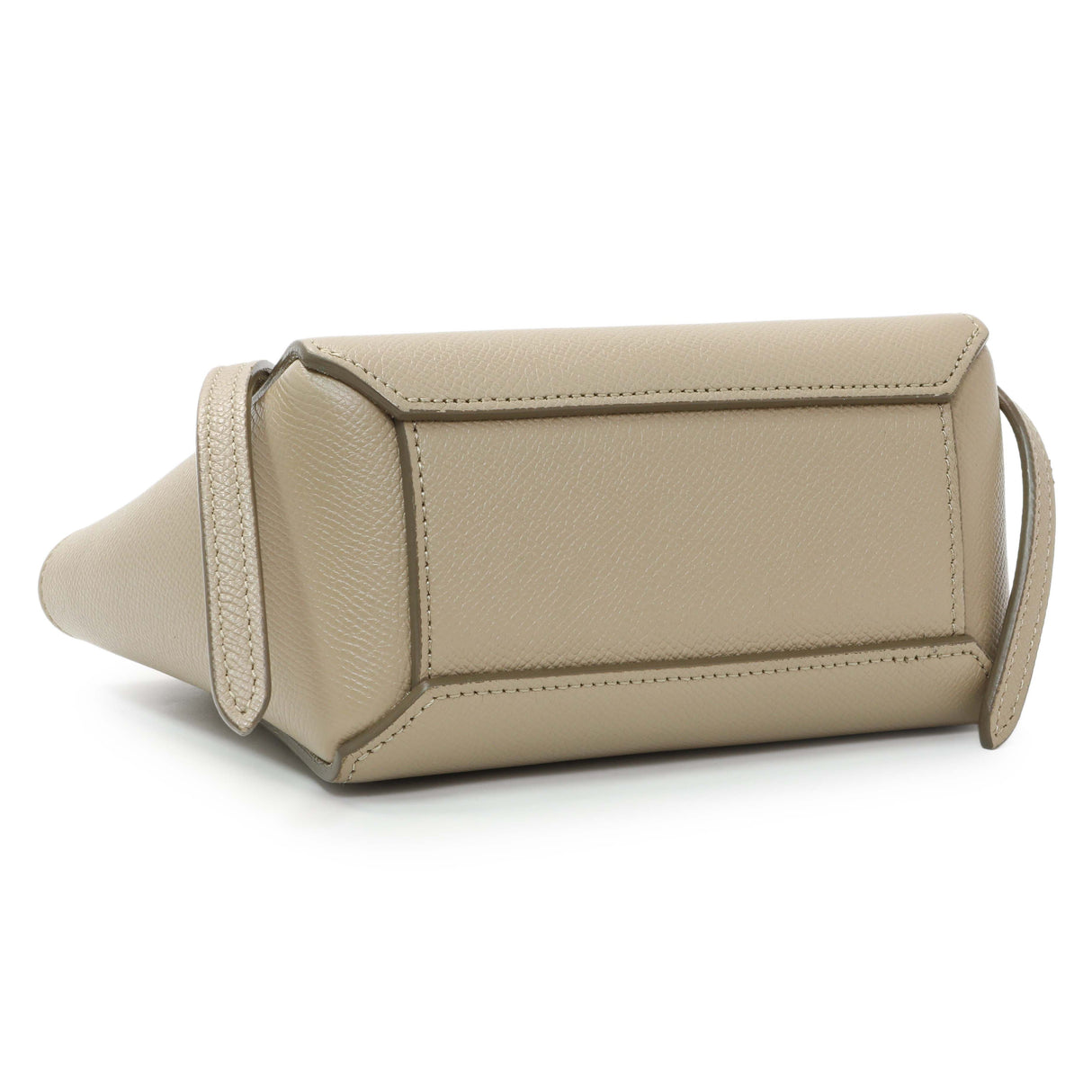 Celine Beige Grained Calfskin Pico Belt Bag Handbags Celine