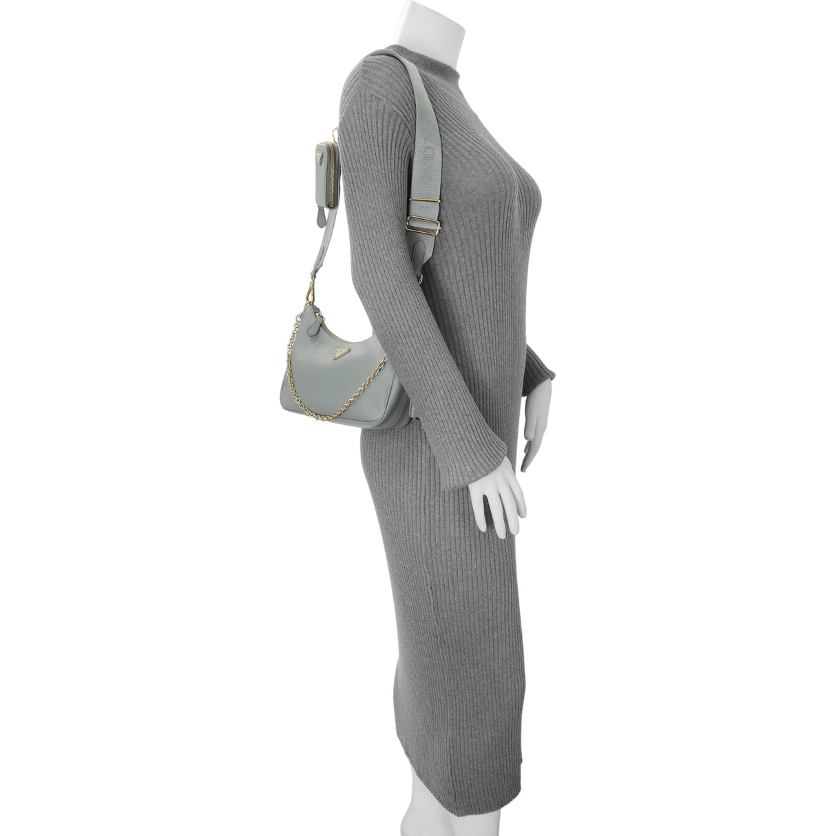 Prada Ardesia Saffiano Re-Edition 2005 Shoulder Bag Handbags Prada