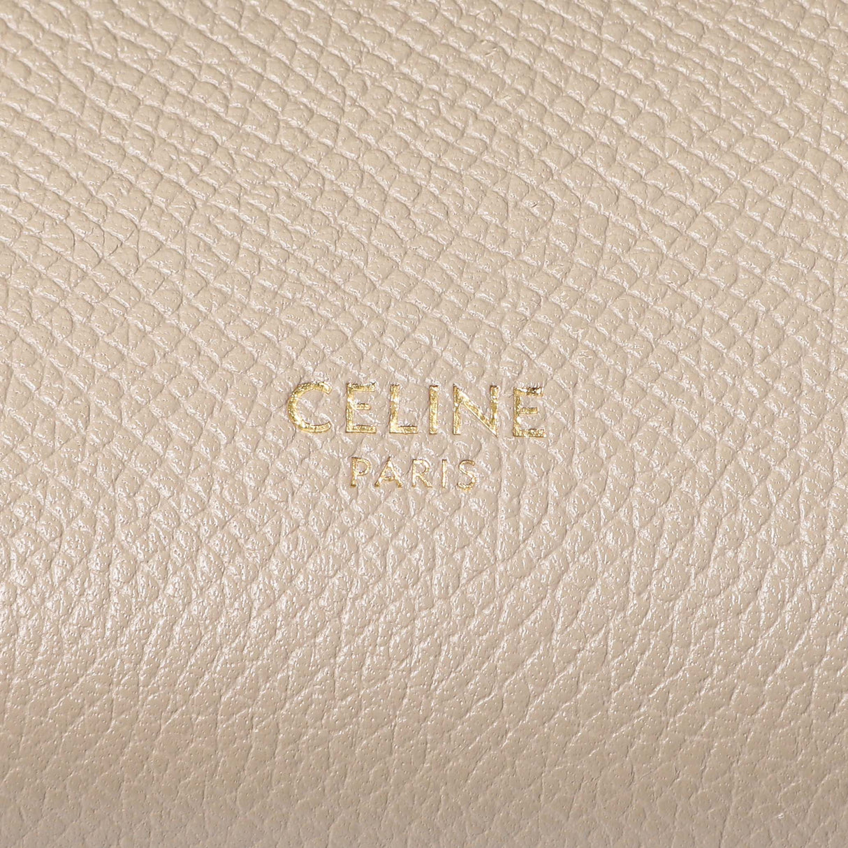 Celine Beige Grained Calfskin Pico Belt Bag Handbags Celine