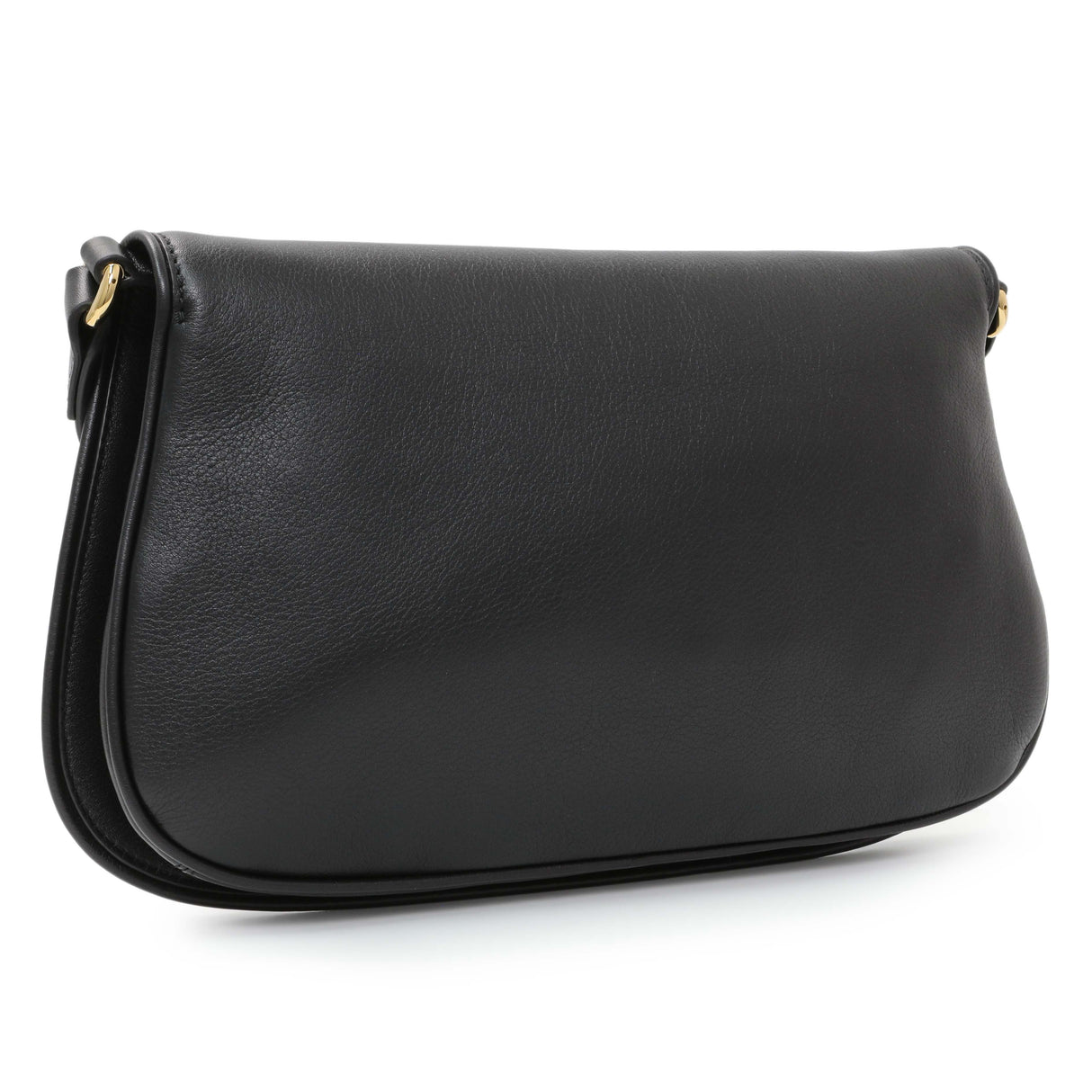 Gucci Black Roxy Calfskin Blondie Chain Shoulder Flap Bag Handbags Gucci