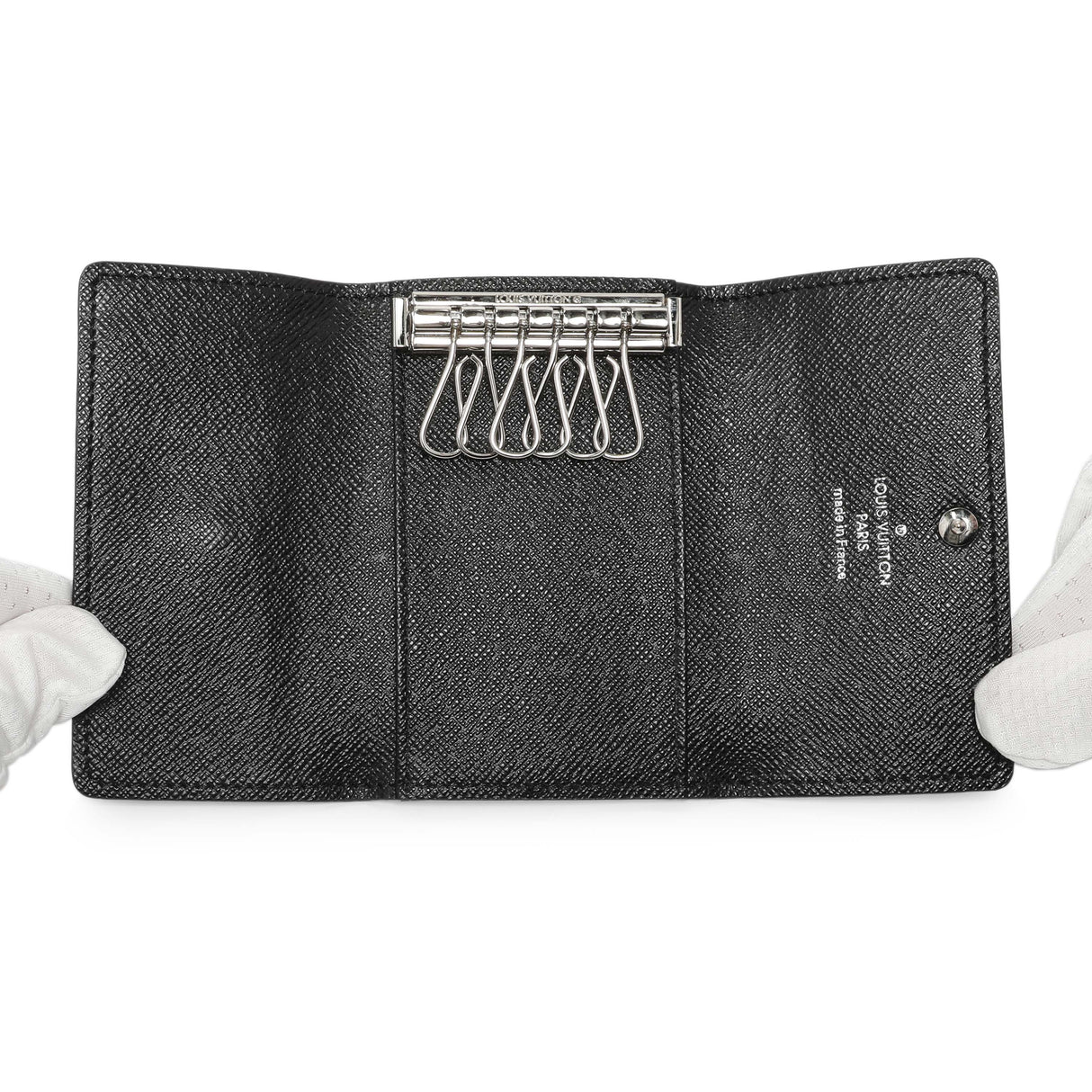 Louis Vuitton Damier Graphite Multicles 6 Key Holder Accessories Louis Vuitton