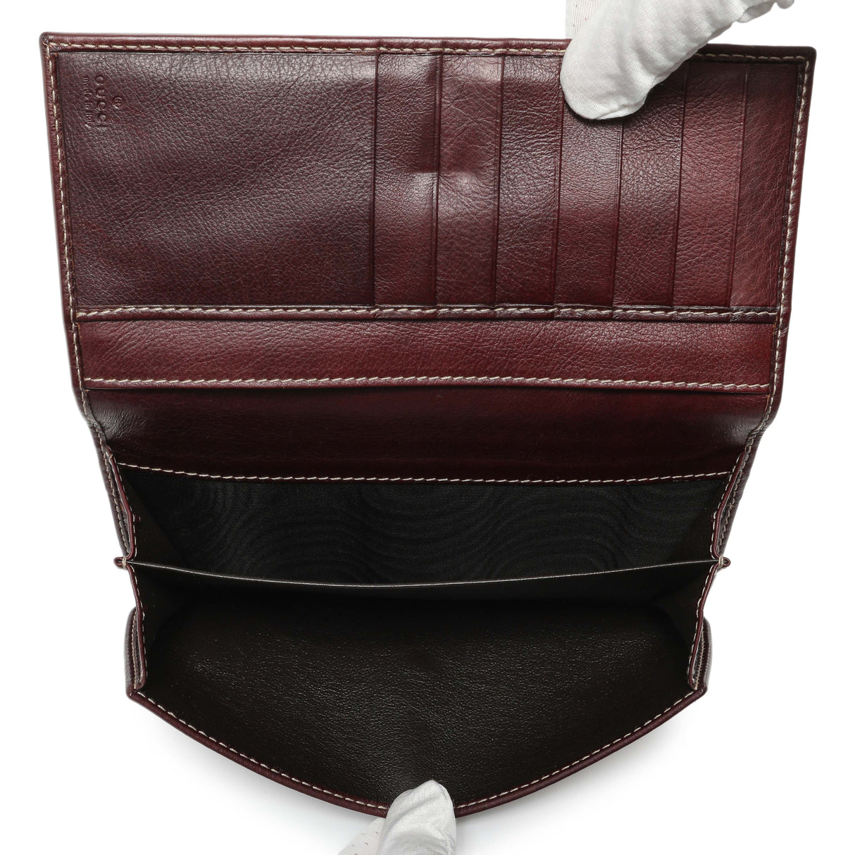 Gucci Monogram Continental Long Flap Wallet Accessories Gucci