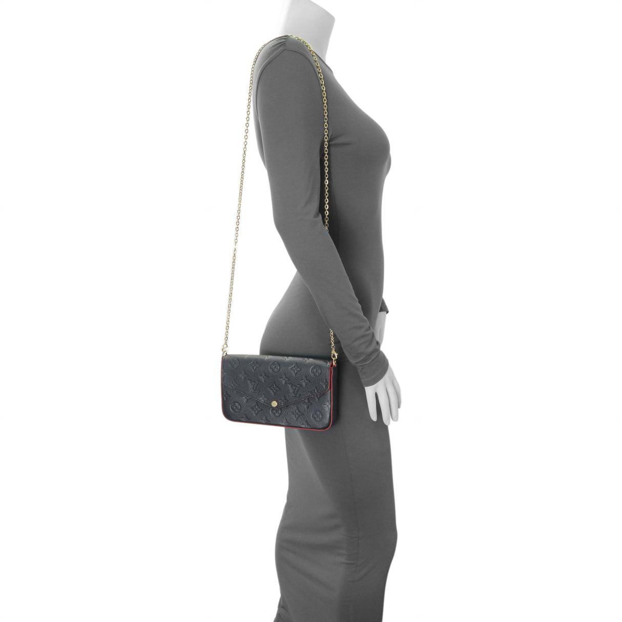 Louis Vuitton Marine Rouge Empreinte Felicie Pochette Handbags Louis Vuitton
