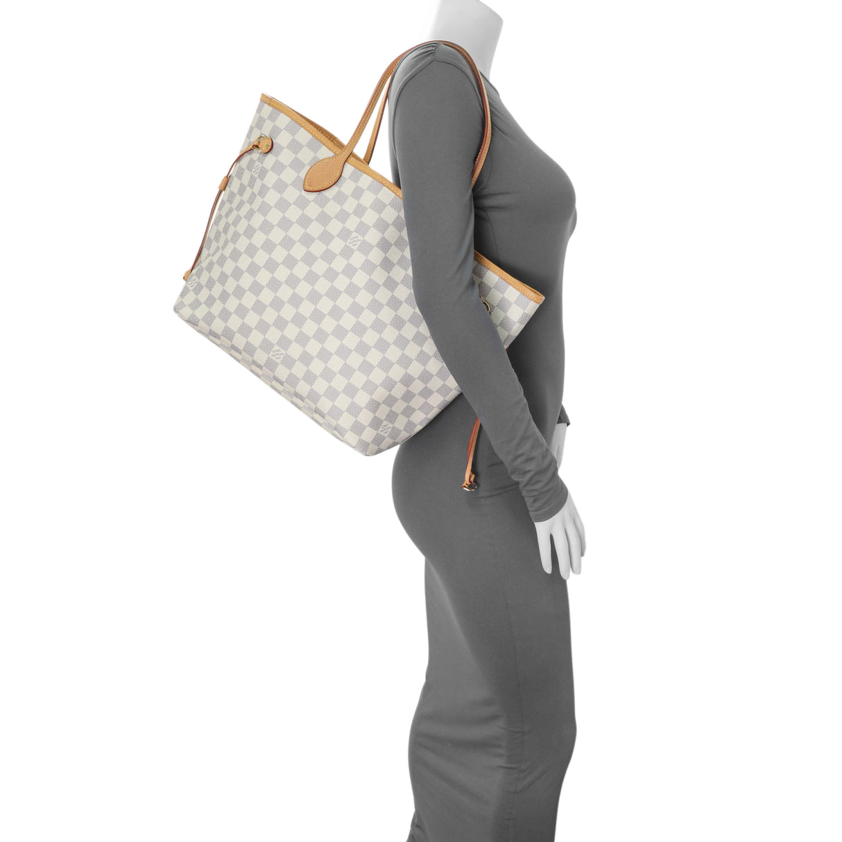 Louis Vuitton Damier Azur Neverfull MM Handbags Louis Vuitton
