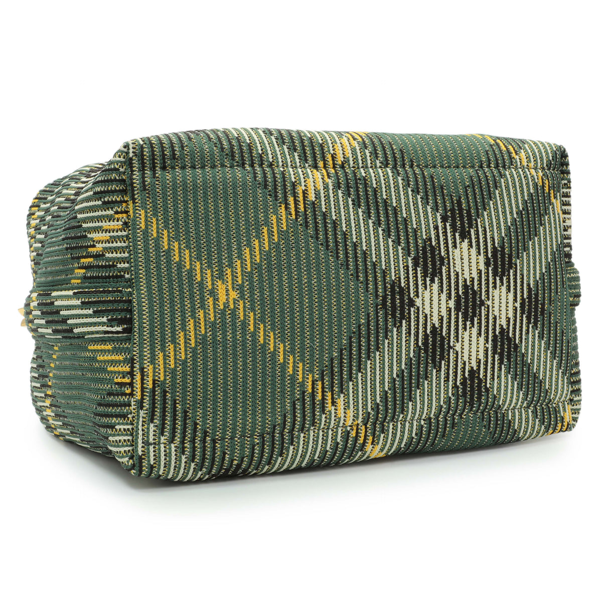-6 items Thur Aug 20 ⬆️-Burberry Green Canvas Knitted Check Peg Medium Duffle Bag Handbags Burberry